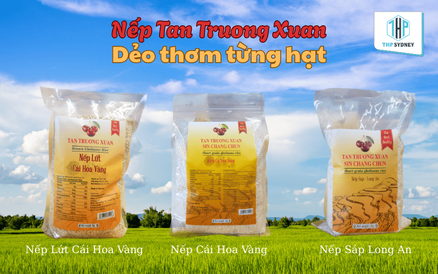 Tan Truong Xuan đa dạng loại nếp, phù hợp mọi nhu cầu