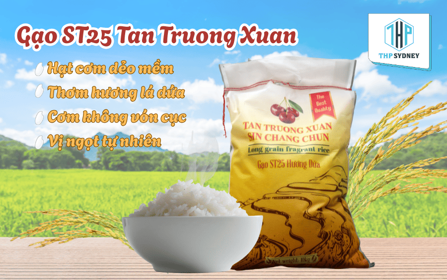 Gạo ST25 Tan Truong Xuan - Gạo ngon cho mọi món Việt