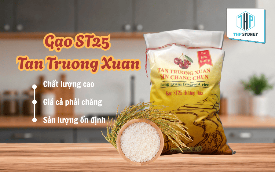 Gạo ST25 Tan Truong Xuan được canh tác theo mô hình luân can